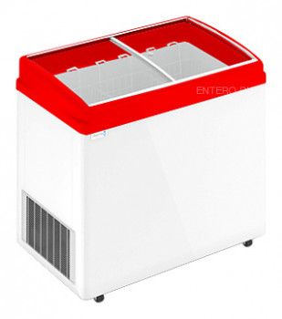 Морозильный ларь Gellar FG 350 E (FG 300 E) красный
