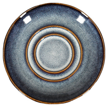 Блюдце Corone Celeste HL902100 114 мм синее