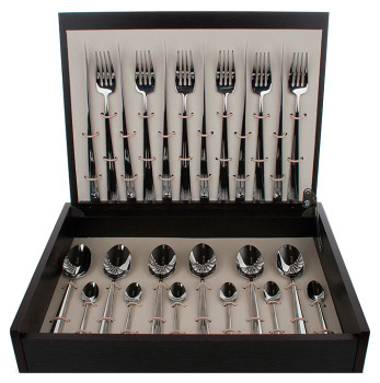 Набор столовых приборов CUTIPOL Duna DU.006 24 шт., зеркальная сталь