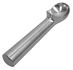 Ложка для мороженого Luxstahl 50 мм алюминиевая