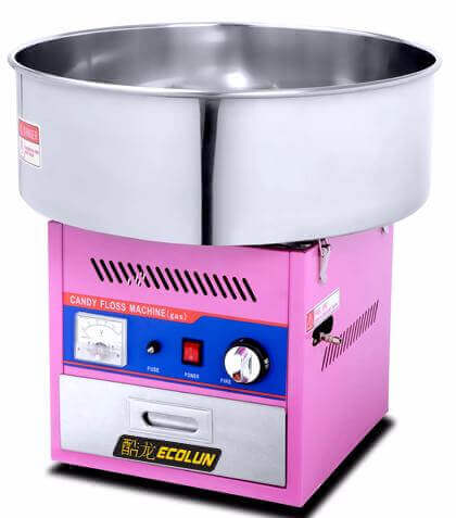 Аппарат для приготовления сахарной ваты Ecolun E1653044 ( диам.520 мм), розовый
