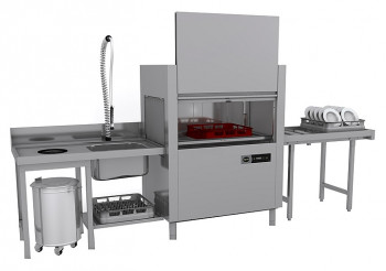 Тоннельная посудомоечная машина Apach ARC100 ДОЗ/CW (справа-налево)