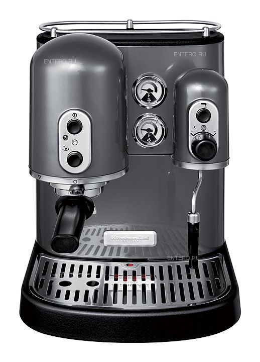 Эспрессо кофеварка KitchenAid 5KES100EPM серый металлик