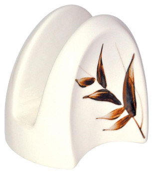 Салфетница P.L. Proff Cuisine HYB104 "Элегантный бамбук" 10х12,5 см h=11 см (фарфор)