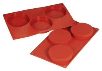 Форма силиконовая P.L. Proff Cuisine 81200445 "Флан" 3 ячейки