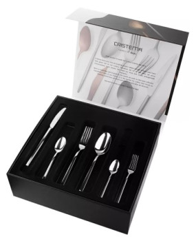 Набор столовых приборов CRISTEMA PEP-13000-75L 75 шт. на 12 персон, зеркальная полировка