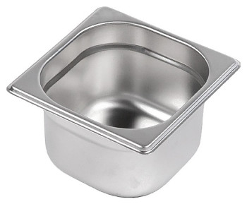 Гастроемкость ROAL E-8016100 GN 1/6-100 (176x162x100 мм) нерж. сталь, 1,7 л