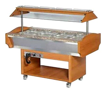 Салат-бар тепловой Eqta SB 4H (Walnut)