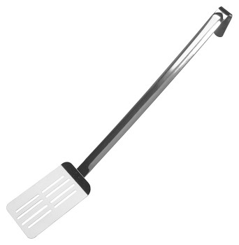 Лопатка Luxstahl кт1607 с головкой 12х8 см перфорированная (нерж. сталь)