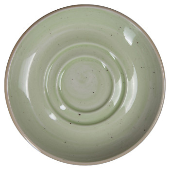 Блюдце Corone Natura HL902100E 114 мм зеленое