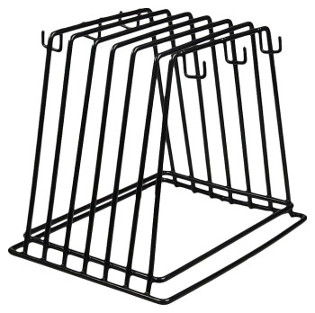 Подставка для разделочных досок P.L. Proff Cuisine LBE-1 30х23х26 см 6 ячеек (металл) черная