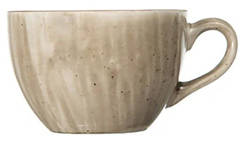 Чашка кофейная Corone Natura HL900860B 95 мл серо-коричневая