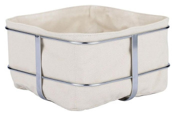 Корзина для хлеба P.L. Proff Cuisine 81250138 210х210х110 мм, ткань и нерж. сталь