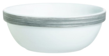 Салатник Arcoroc Brush L0630 12 см, бело-серый