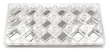 Форма для шоколада на магнитах P.L. Proff Cuisine 73038063 "Прямоугольник" 18 ячеек