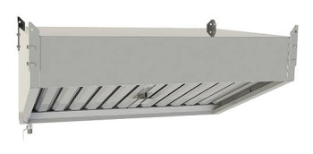 Зонт приточно-вытяжной Restoinox ЗПВПУП-22/14 с подсветкой