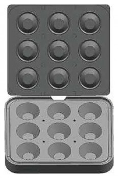 Форма для тарталетницы Kocateq DHTartmatic Plate 65