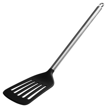 Лопатка Luxstahl NL004-F L=34 см перфорированная (пластик / нерж. сталь)