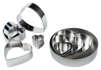 Набор кондитерских форм P.L. Proff Cuisine 81004607 "Сердце"