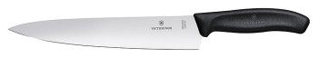 Нож разделочный Victorinox 6.8003.22B Swiss Classic l=22 см (нерж. сталь / термопласт. эластомер) с черной ручкой