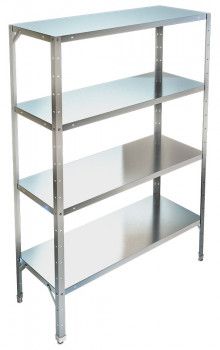 Стеллаж со сплошными полками ТЕХНО-ТТ СТР-114/1206 краш