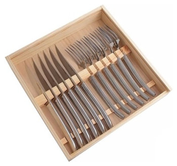 Набор столовых приборов для стейка CRISTEMA PCP-1100-12M 12 шт. на 6 персон, зеркальная полировка