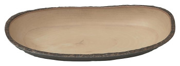 Блюдо сервировочное P.L. Proff Cuisine S41709 Timber Brown 43х24х7,5 см (меламин) овальное