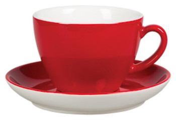 Чайная пара P.L. Proff Cuisine Barista 81223304 300 мл, красная