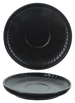 Блюдце Cosy & Trendy Dakota black 4392013 130х130 мм