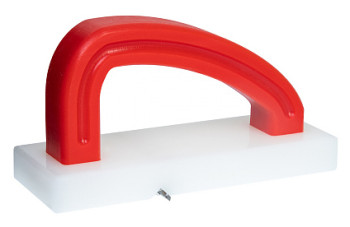 Рубанок для чистки разделочных досок Luxstahl красный