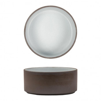 Блюдо салатник 14 cм h6 cм 600 мл White Matt New Taiga P.L. [4]