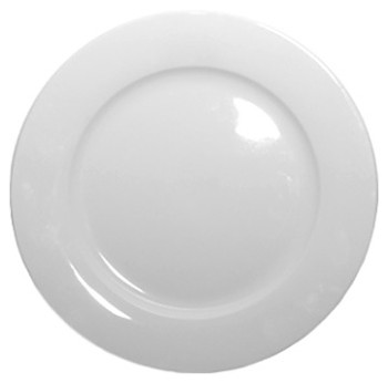 Тарелка мелкая ROAL BONE 8" Ø 20,5 см (фарфор) белая