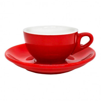 Чайная пара 200 мл Barista (Бариста) красная P.L. Proff Cuisine [4]