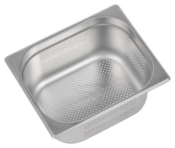 Гастроемкость Luxstahl 812-6SP GN 1/2-150 (327х265х150) перф., нерж.