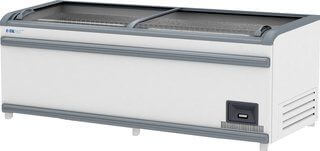 Ларь-витрина морозильная Italfrost ЛВН 1850 (ЛБТ М 1850) серый верх. бампер