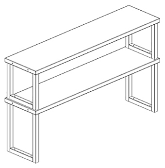 Полка открытая BSV-inox ПНСЭ2-319