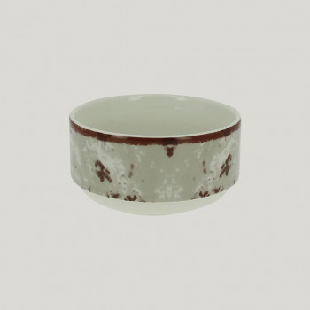 Салатник RAK Porcelain Peppery круглый штабелируемый 300 мл, d 10 см, серый цвет