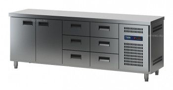 Стол холодильный ТММ СХСБ-К-1/2Д-6Я (2280x600x870)