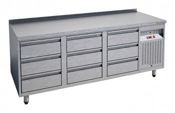Стол холодильный Gastrolux СОБ3Г-186/9Я/S (внутренний агрегат)
