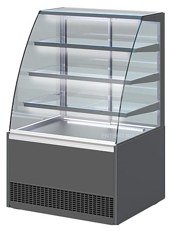 Витрина кондитерская Golfstream Селенга CSG 80 НО серая