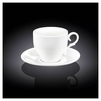 Чашка чайная с блюдцем Wilmax WL-993104 / AB