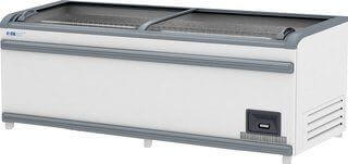 Ларь-витрина морозильная Italfrost ЛВН 2500 (ЛБ М 2500) СП СВ серые верх. и ниж. бамперы