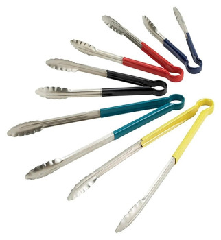 Щипцы универсальные P.L. Proff Cuisine 30000207 230 мм белые