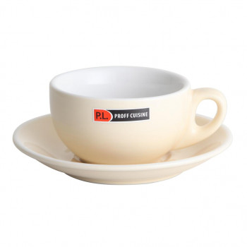 Чайная пара 220 мл Barista (Бариста) бежевая P.L. Proff Cuisine NEW [6]