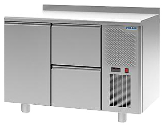 Стол холодильный POLAIR TM2GN-02-G с бортом