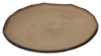 Блюдо сервировочное P.L. Proff Cuisine F32011 Timber Brown 27,5х2,5 см (меламин) круглое