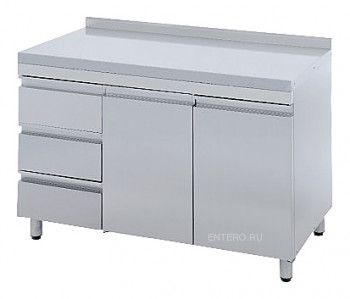 Стол-тумба Atesy СТ-С-1-1500.600-02-Р-3Л (СТ-3/1500/600 с ящиками)