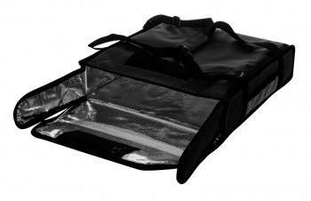 Термосумка на 2 пиццы 420х420х100 мм фольгированная большая