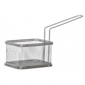 Корзинка для картофеля фри с ручкой 105х90х65 мм [QL089-02]