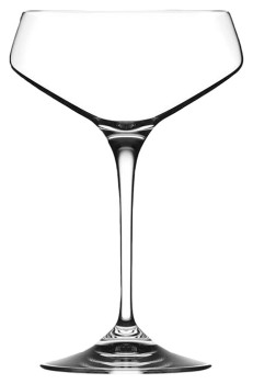 Бокал блюдце для шампанского RCR Cristalleria Italiana Luxion Aria 25327020006 330 мл (хрустальное стекло)